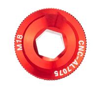 Bicycle Crankset Arm Fixed Bolt Bike Crank Cap Cover Aluminum Alloy Bicycle Crankset Screw Cap Bicycle Crank Screw Cap Bicycle Crank Screw Cycling Crank Guard