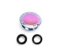 Bicycle Crankset Cover for Hollow Crank Bolt Cap, Aluminium Alloy Bottom Bracket Waterproof Dust Protector, 25.9mm Outer Diameter Fit MTB Road Bike Parts(Rainbow)