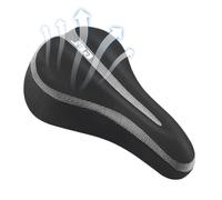 Bicycle Cushion - Adjustable Bicycle Seat, 11.61 x 6.69 Inch Silicone Saddle Cover, Soft Comfort Padding, Highly Elastic with Secure Fit, Bicycle Seat Protector for Mountain Bike Exercises