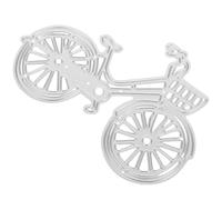 Bicycle Cutting Die for DIY Lovers Carbon Steel Craft Template | Silver Finish, Paper Art and Home Decor Use, High Strength Wear Resistant, Holiday Decorations
