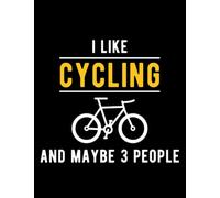 Bicycle Cycling Cyclist Joke 8868 Notebook: Daily Journal Writing| 8.5x11 Inches