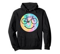 Bicycle Cycling Happy Bike Smile Tie Dye Pullover Hoodie