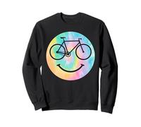 Bicycle Cycling Happy Bike Smile Tie Dye Sweatshirt