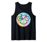 Bicycle Cycling Happy Bike Smile Tie Dye Tank Top