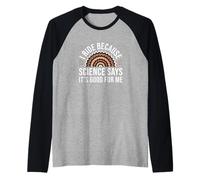 Bicycle Cycling Science Bicycle Commuter Joke Cyclist Humor Raglan Baseball Tee