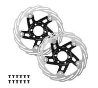 Bicycle Disc Brake 160mm 180mm Bicycle Floating Rotor Carbon Fiber Road Mountain Bike Brake Disc Brake(2PCS 180mm)