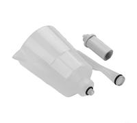 Bicycle Disc Brake Bleed Kit Oil Funnel and Adapter Lightweight Plastic Stopper Maintenance Tool for Road Bike and Mountain Bike Portable 30g White(for Road)