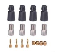 Bicycle Disc Brake Cable Hose Set with Stainless Steel Olive Connectors, TPR Sleeve & Copper Heads - for BH59/BH90/SRAM, 4-Piece Kit(for Magura)