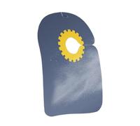 Bicycle Disc Brake Mudguard PVC Extended 51 x 33.5 cm, Protective For Mountain Road Bikes, Anti-Dirt Splash Shield, Cycling Maintenance Cleaning Accessory