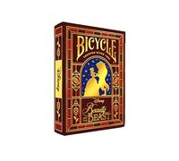 Bicycle Disney Beauty and The Beast Playing Cards - Premium Belle & Beast Deck, Enchanted Rose Collectible Cards for Classic Games, Magical Disney Gift for Kids & Adults