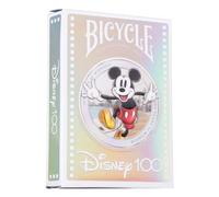 Bicycle Disney Limited Edition 100th Anniversary Deck Holographic Foil Over 20 Iconic Disney Characters, 10040761, Silver