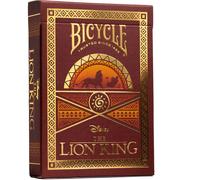 Bicycle Disney Lion King Playing Cards - 1 Deck, Air Cushion Finish, Professional, Superb Handling & Durability, Great Gift For Card Collectors, Yellow