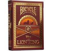 Bicycle Disney Lion King Playing Cards - 1 Deck, Air Cushion Finish, Professional, Superb Handling & Durability, Great Gift For Card Collectors, Yellow