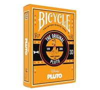 Bicycle Disney Pluto - Playing Cards for Games, Magic and Cardistry - Classic Pluto & Mickey Design with Air Cushion Finish