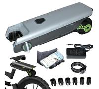 Bicycle Electric Booster Portable Bicycle Booster for Mountain Bikes(1.5/1.75/1.95/2.15inch ) and Road Bike(25C/28C/35C/38C),4 Power Assist Modes,50Km Battery Life,Electric Bike Conversion Kit Green