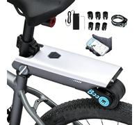 Bicycle Electric Booster with APP Control,E-Bike Retrofit Kit,Bicycle Electric Auxiliary Kit,4 Power Assist Modes,50Km Battery Life,Electric Bike Conversion Kit for Mountain Bikes and Road Bike Blue