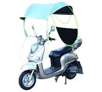 Bicycle Electric Sun Shade Rain Cover,Universal Motor Scooter Umbrella Mobility Sun Shade & Rain Cover Waterproof,Blue