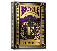 Bicycle® Elton John Playing Cards - 1 Deck, Air Cushion Finish, Professional, Superb Handling & Durability, Great Gift For Card Collectors, Yellow, 79mm x 17mm x 91mm
