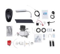 Bicycle Engine Kit, Motorized Bike Engine Kit, 110cc Bicycle Gasoline Engine Motor Kit, 2 Stroke Gas Motorized Bike Conversion Kit, with 2L Large Fuel Tank, 6000rpm, for Mountain, Road Bikes, Bicycle