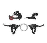 Bicycle Equipment Changer - Mountain Bike 21 Speed Release Kit | Aluminum Alloy Beracleurs Front And Rear With Dials Right Left | Durad Transmission Accessories