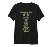 Bicycle Evolution Bike History Chart Premium T-Shirt