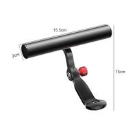Bicycle Extension Bracket for Handlebar Mount - Aluminum Alloy Stem Type, 15.5 cm Length, 104g Lightweight, Adjustable 180° Tilt, Compatible with Bike Speedometer, Lights & Phone Holder Standard type