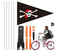Bicycle Flag - High Visibility Bicycle Flag | Height Adjustable