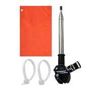 Bicycle Flag, Safety Flag For All Terrain Vehicles, Flag Cart Đe Golf Orange D´e High Visibility, Flag D¨e Marker Dé Safety Material PP Đé Stainless Steel