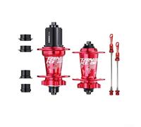 Bicycle Flower Drum with Quick Disassembly and Tool Interchange System for Smooth Operation and Reliable Performance on Mountain Bikes (32 holes Red)