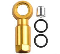 Bicycle For Hydraulics and Lightweight BH90 Olive Connector for Reliable Performance on (gold)