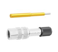 Bicycle Fork Adapter - Aluminum Alloy 47.3x11.3mm | Portable Valve Extender Converter Nozzle | Tire Pump Accessories Bicycle Air Fork Nozzle For Standard Pumps, For Road Bike And Mountain Bike