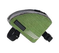 Bicycle Frame Bag, 0.4L Triangle Storage Pack, Compact with Reflective Design to Keep Essentials Safe and Accessible While Riding, Compact Bicycle Tool Organize