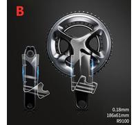 Bicycle Frame Guard Decals for DA R9100 Bicycle Frame Guard Decals | Precise fit for sram Red and for force, anti-scratch, for durable for tph film, 2pcs per pack(B)