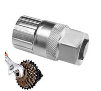 Bicycle Freewheel Remover Tool, Mountain Bike Cassette Lockring Repair Bottom Bracket Tool, Mountain Biking Lockring Carbon Steel Removal Tools for Shimano Sunrace Sram Dnp 6 7 8 9 10 11 Speed
