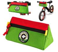 Bicycle Front Bag Triangle Bike Storage Bag Cycling Accessories Bicycle Front Basket Pack for Brompton Folding Bikes (Green)
