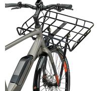 Bicycle Front Basket - Luggage Rack 20 Inch Folding Bike | Universal Installation Models D7 D8 P8 | 32.5 x 23.5 cm Aluminium Alloy Integrated Net Screws Mounting | Heavy Duty Compr