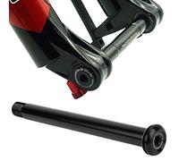 Bicycle Front Fork Shaft, Aluminum Alloy BicycleFront Hub Tube Shaft Axle Lever Black Bicycle Front Fork BarrelShaft for FOX SC32 34 36 Series