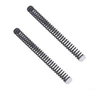 Bicycle Front Fork Suspension Spring Coil Shock Absorber Springs Set Mountain Bike Replacement Parts Steel Construction Black 2 Pack Wire Diameter 3.8-4.3mm Length 28.5cm(B-25.2mm)