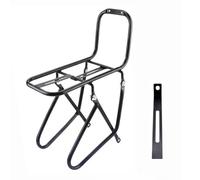 Bicycle Front Pannier Rack - 1200 g, 23 cm and Metal Pannier Rack Holder for Road Bikes, Foldable Item for Commuting, Bicycle Equipment Load Holder, Removable, Large Load Holder
