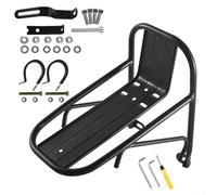 Bicycle Front Rack for Electric Bikes with Aluminum Alloy Construction Suitable for Carrying Groceries and Daily Items (rack+tool+clamp)