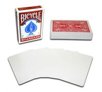 Bicycle® Gaff Deck - Blank Faces - Standard Backs (Red Back)
