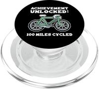 Bicycle Gamer Cycling 100 Miles Pixel Bicycle Retro Gaming PopSockets PopGrip for MagSafe