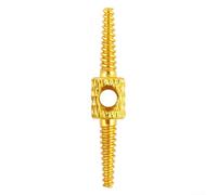 Bicycle Gear Change Connector for Internal Cable Routing Protects Against Damage (gold)