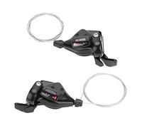Bicycle Gear Shift, 1 Pair Bike Shift Levers 3X7/8/9 Speed Bicycle Derailleur Gear Speed Left/Right Shifter (3x8 Speed)