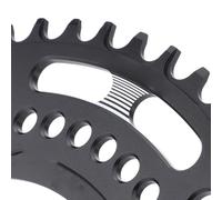 Bicycle Gear Upgrade High Strength Aluminum Chain Ring (44 & 52 Tooth Options) with No Groove Holes Available Now (44T)