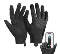 Bicycle Gloves - Touch Gloves with Shock Absorption | Reflective Gloves with Full Finger Breathable for Cycling, Winter and Cold Weather in Cycling and Activities al Ai