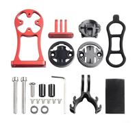 Bicycle GPS Stem Mount Holder for Garmin and For Bryton Devices Easy to Use Aluminum Bracket Design (Black)
