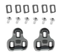 Bicycle Grip Cleats, Cleats Shoe Plate Set Compatible with Look Keo Bike Pedals, 4.5° MTB Pedal Plates Road Cleats Bicycle Accessories Set, Grey