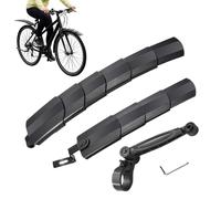 Bicycle Guard Set, Bicycle Fenders, Adjustable Fender Set with Quick Release, Extendable Splash Guard System, Lightweight, Durable, Compact Frame Design for Use when Travelling in the S