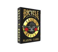 Bicycle Guns'n' Roses Playing Cards, 88 mm x 59 mm x 12 mm, Yellow